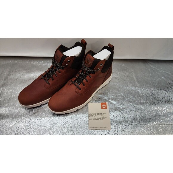 Timberland Mens Size 9.5 Rust Parker Street Mid Top Sneaker Boot NWOB main image 4